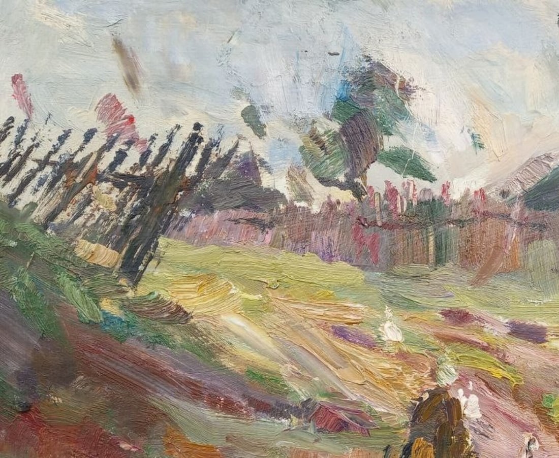 Oil painting Rural road Alex Ditriev - 5