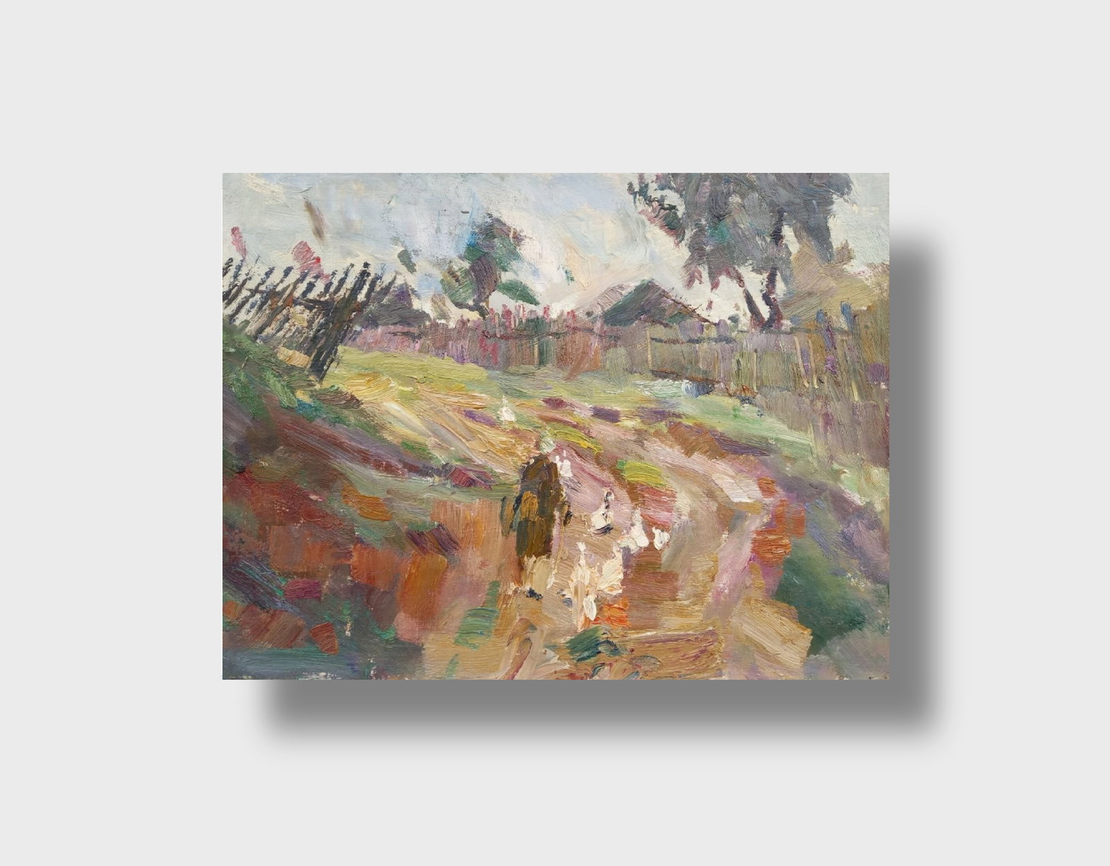 Oil painting Rural road Alex Ditriev - 6