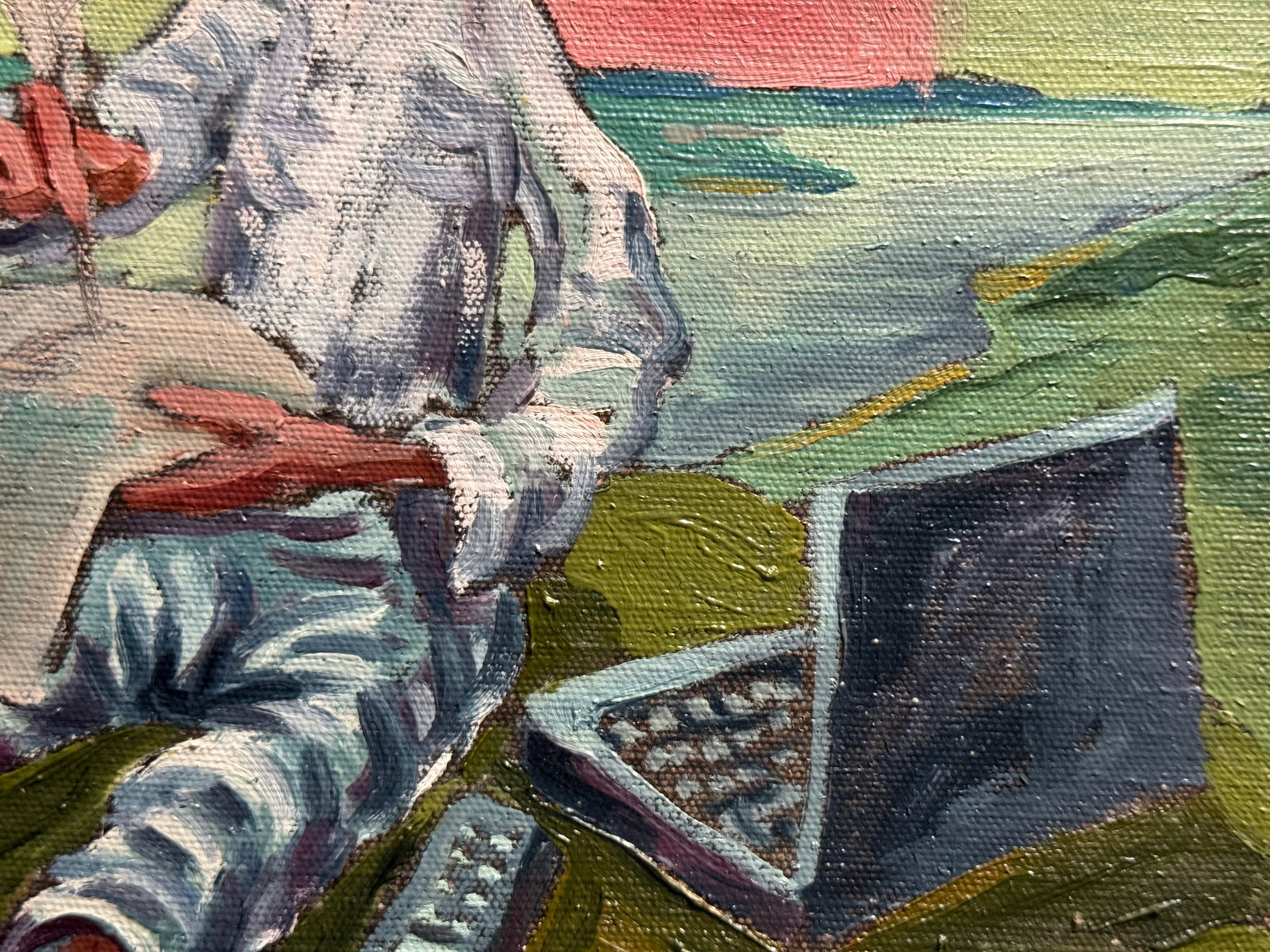 Oil painting with frame Hryhorii Skovoroda K. Leonid - 7