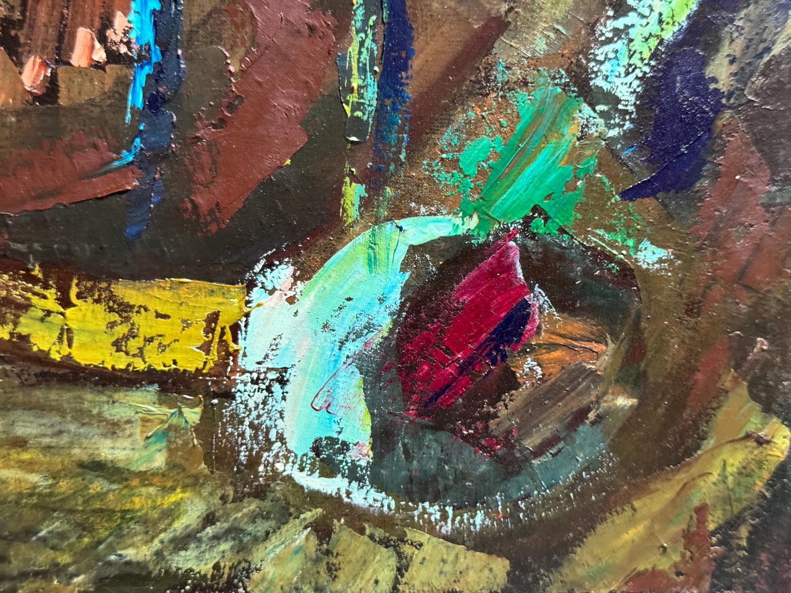 Oil painting with frame point of view K. Leonid - 8