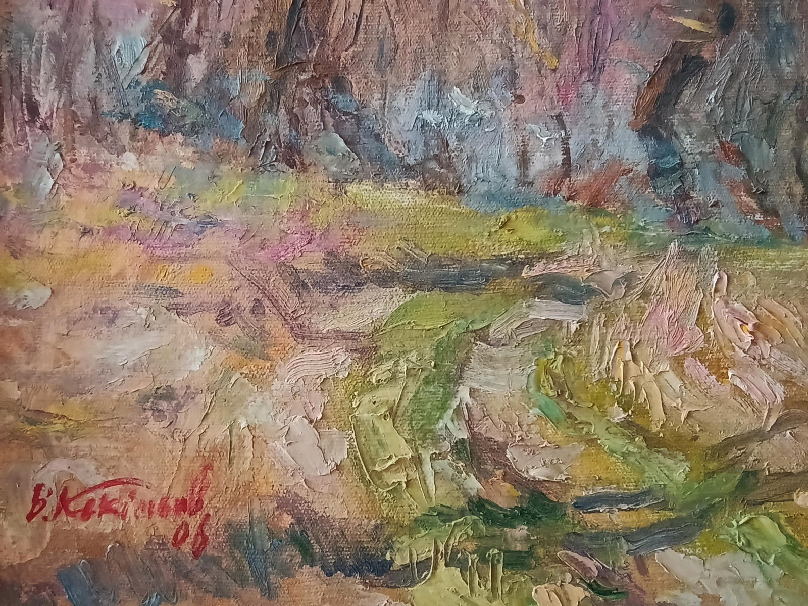 Oil painting Larks by honored painter Ukrainian Vasyl K. - 4