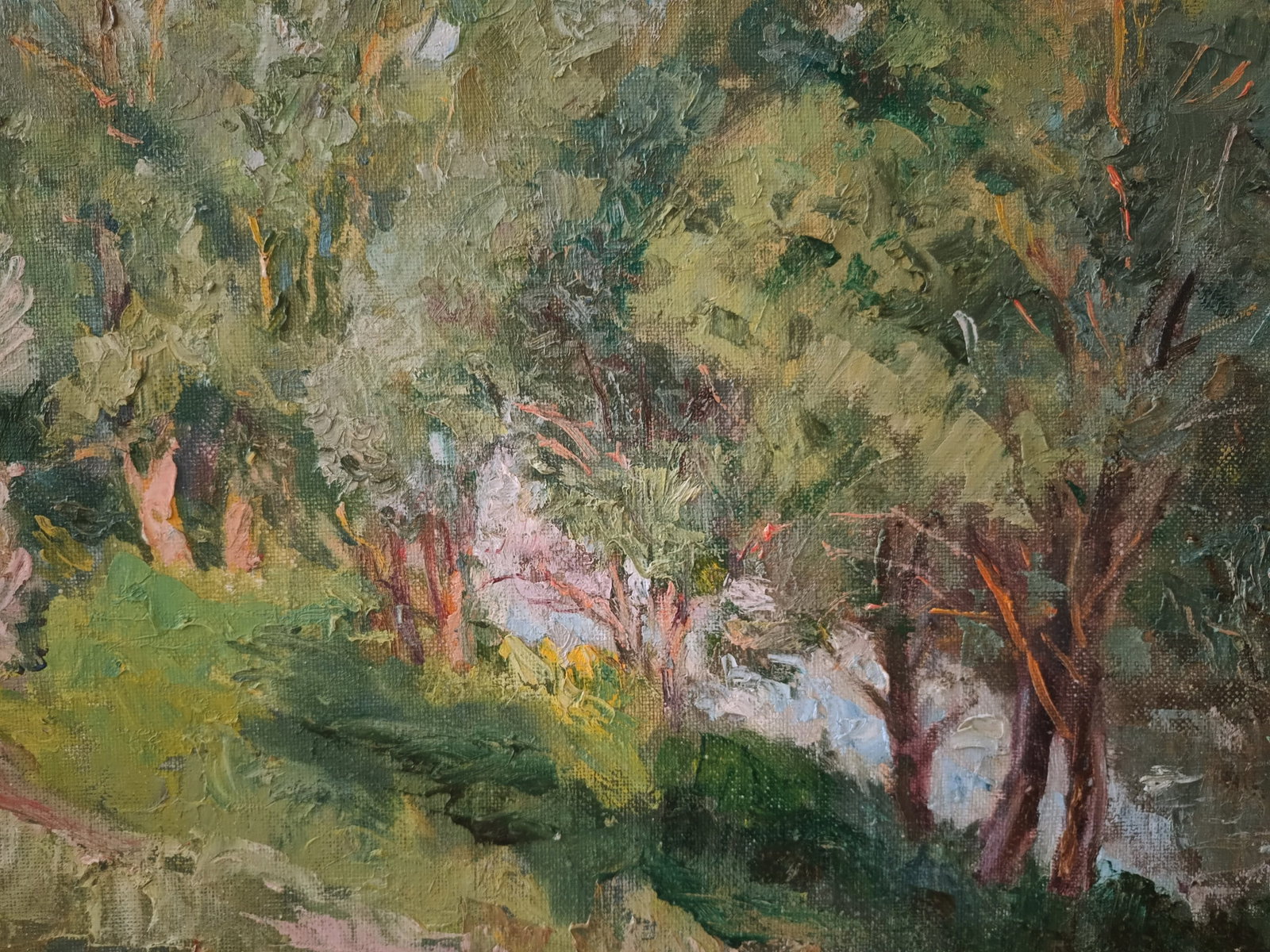 Oil painting Evening by honored painter Ukrainian Vasyl K. - 10