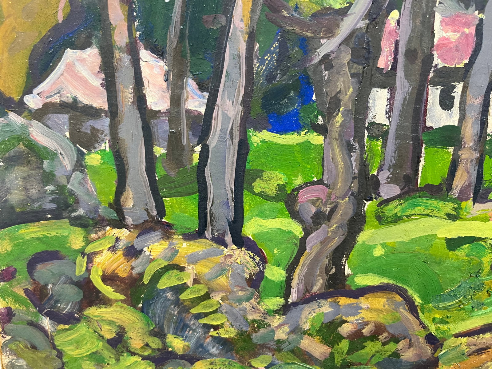 Oil painting House in the forest Kolosovsky G. - 6