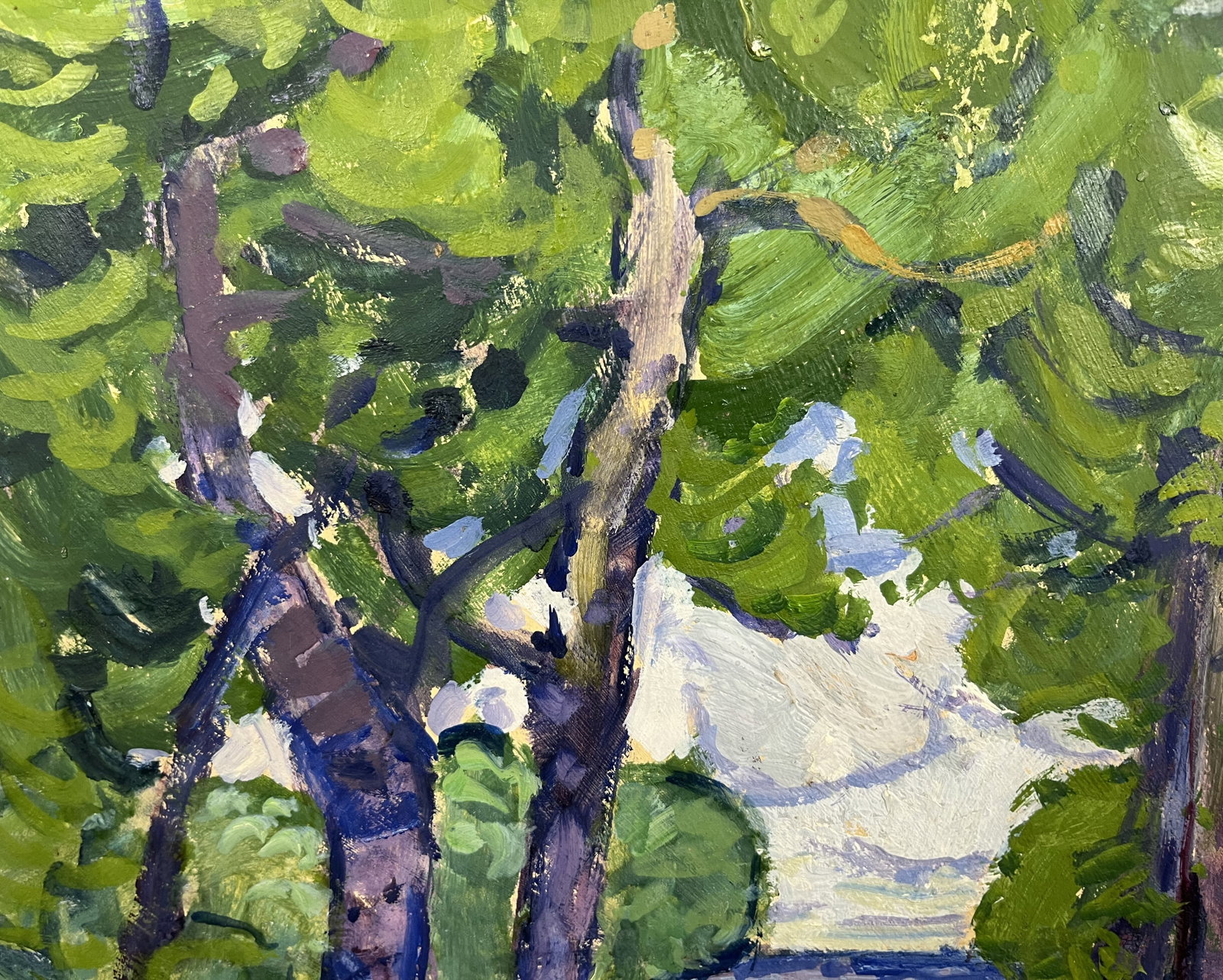 Oil painting Before the rain Kolosovsky G. - 2