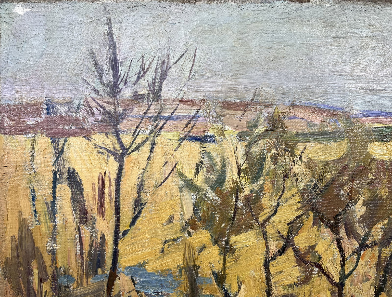 Oil painting Golden field Kogan-Shatz - 4