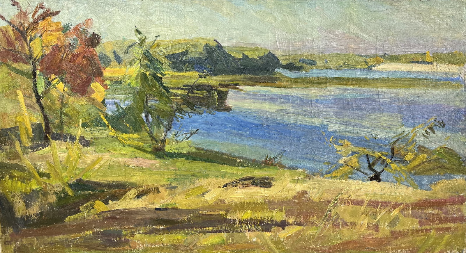 Oil painting On the lake Kogan-Shatz - 2