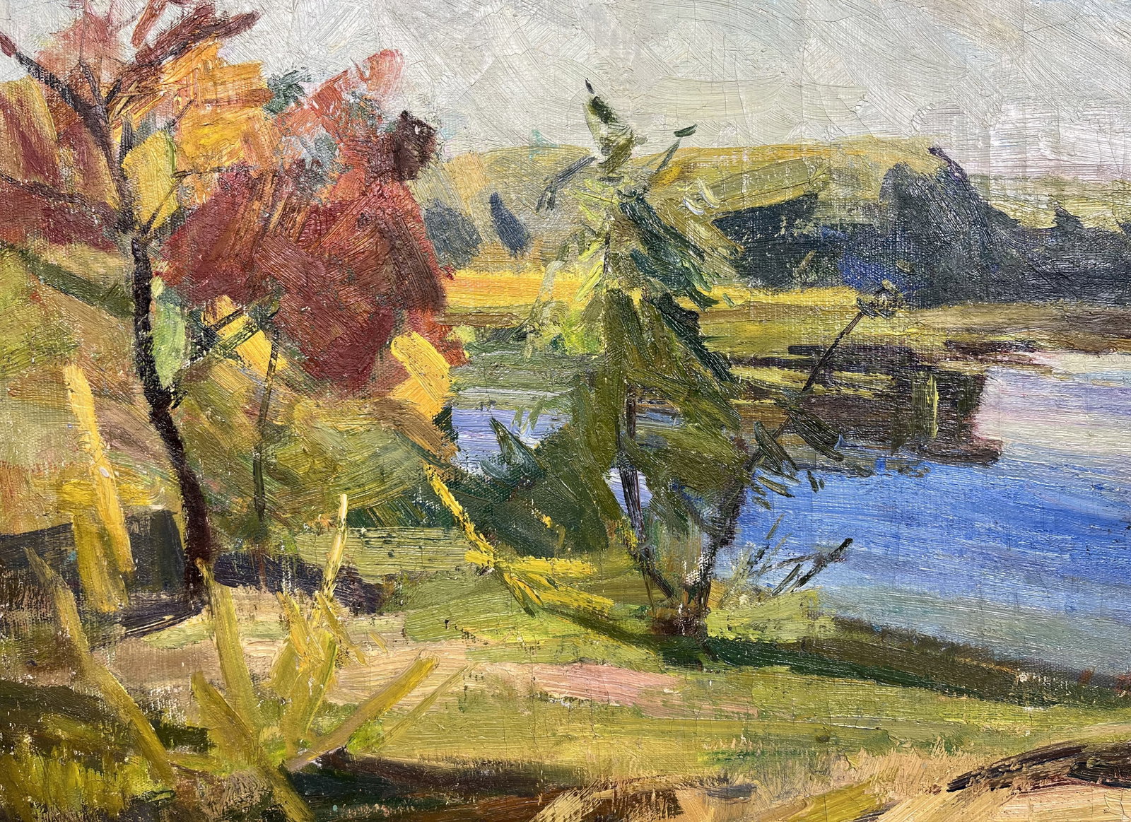 Oil painting On the lake Kogan-Shatz - 3