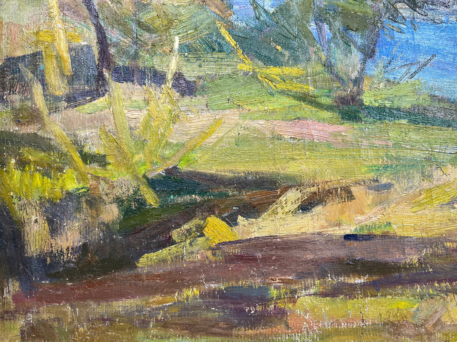 Oil painting On the lake Kogan-Shatz - 6