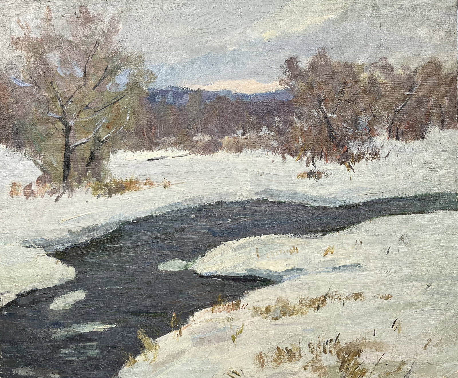 Oil painting Spring is coming Kogan-Shatz: Title: Oil painting Spring is coming Kogan-Shatz Description: 120??Duk Painter: Kogan-Shatz S?ze: 64,5x54,5 cm/25,39x21,45 inches Components: oil, canvas Original painting from our collection ERA: Sho