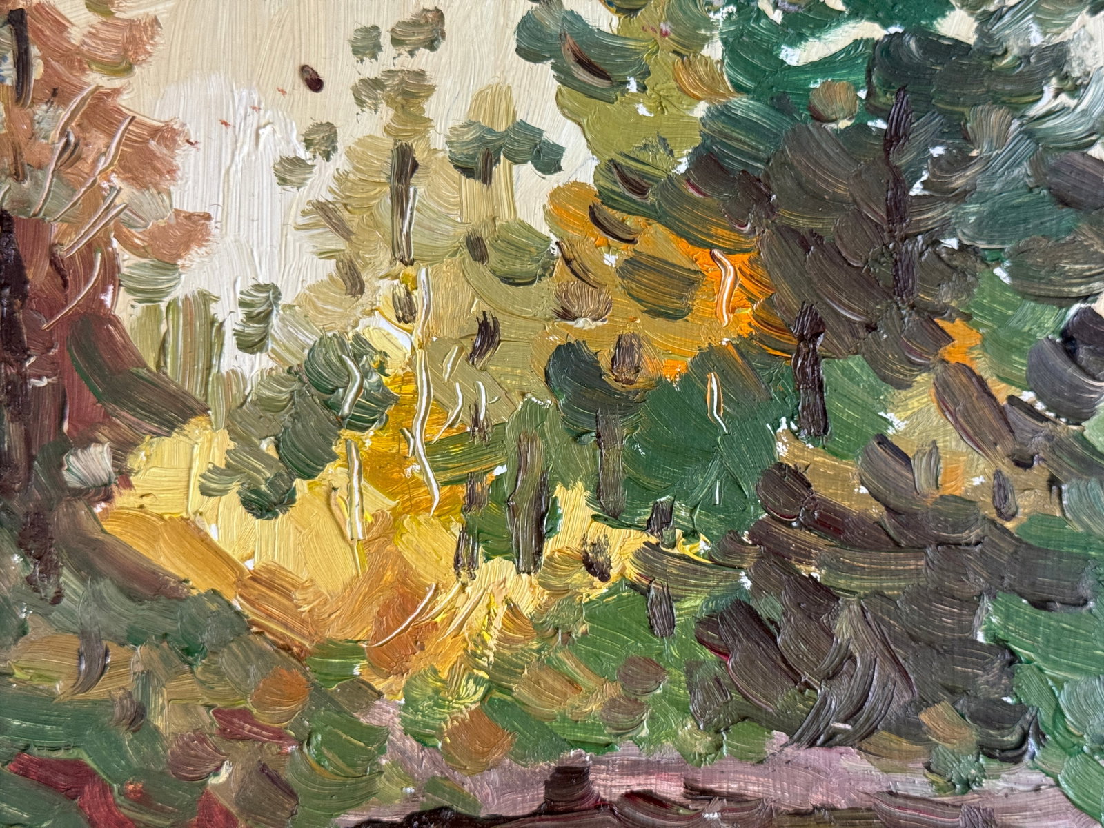 Oil painting with frame Autumn K. Leonid - 3