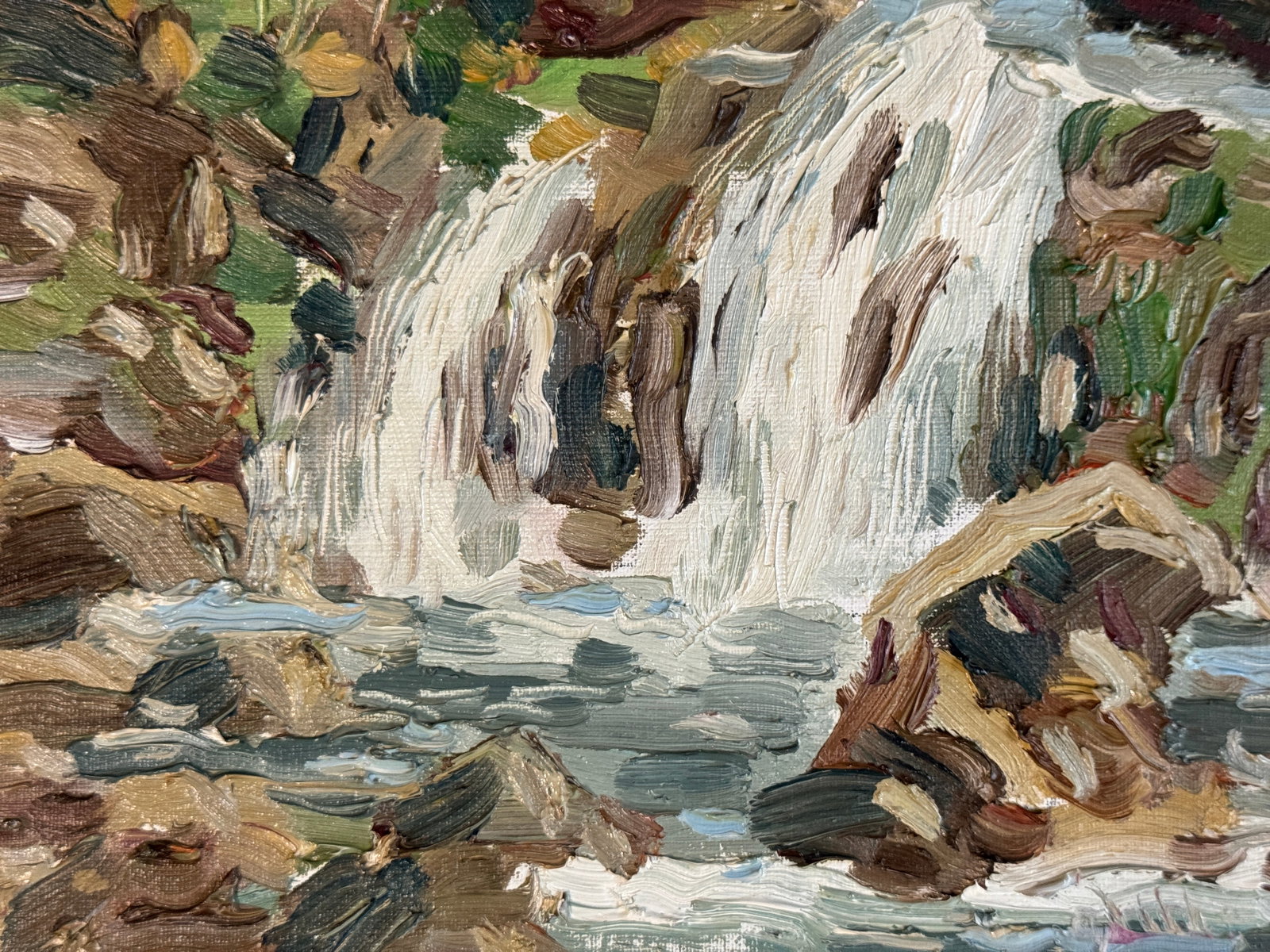 Oil painting Carpathians Kamyanka river K. Leonid - 6