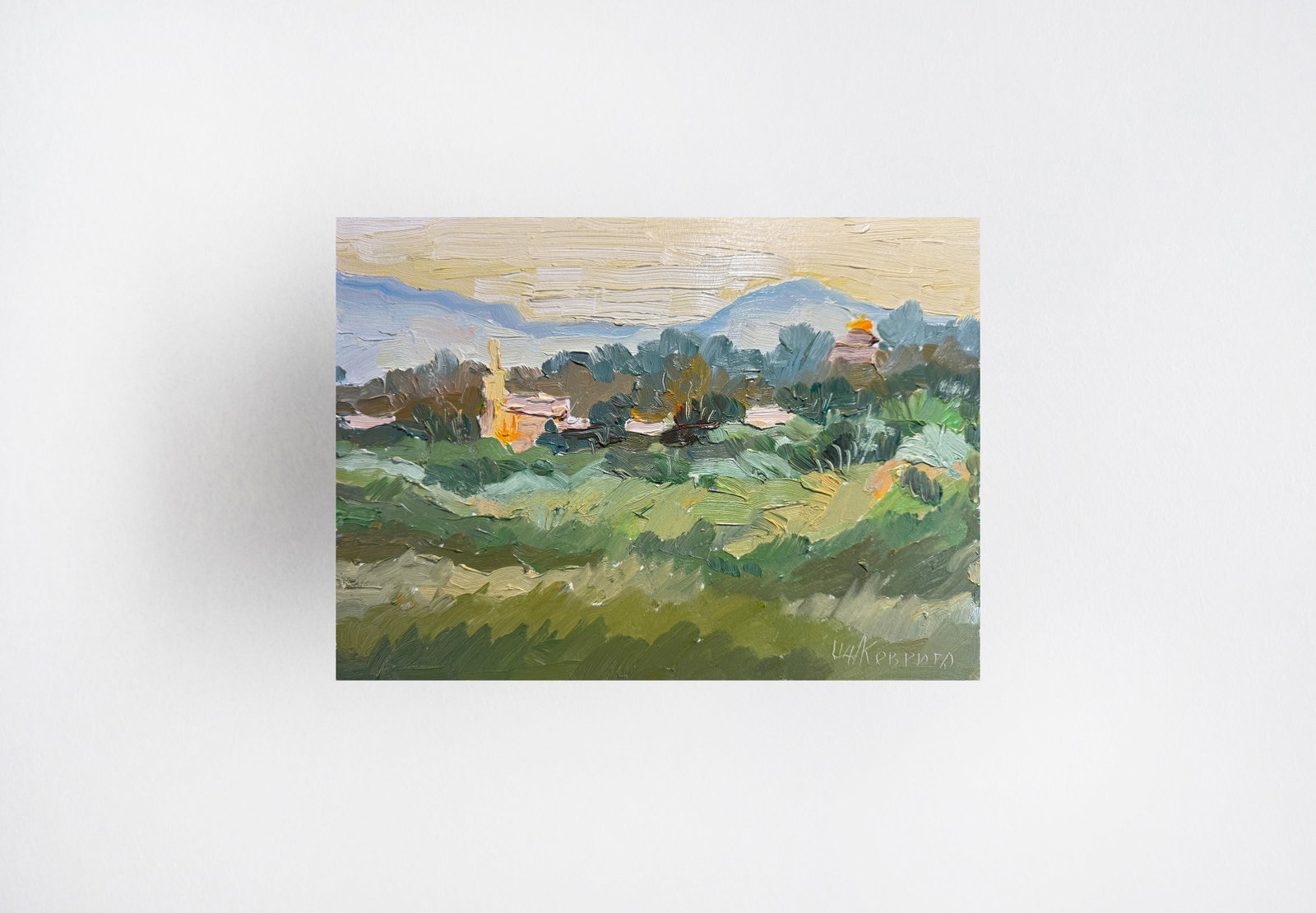 Oil painting in the countryside K. Leonid - 8
