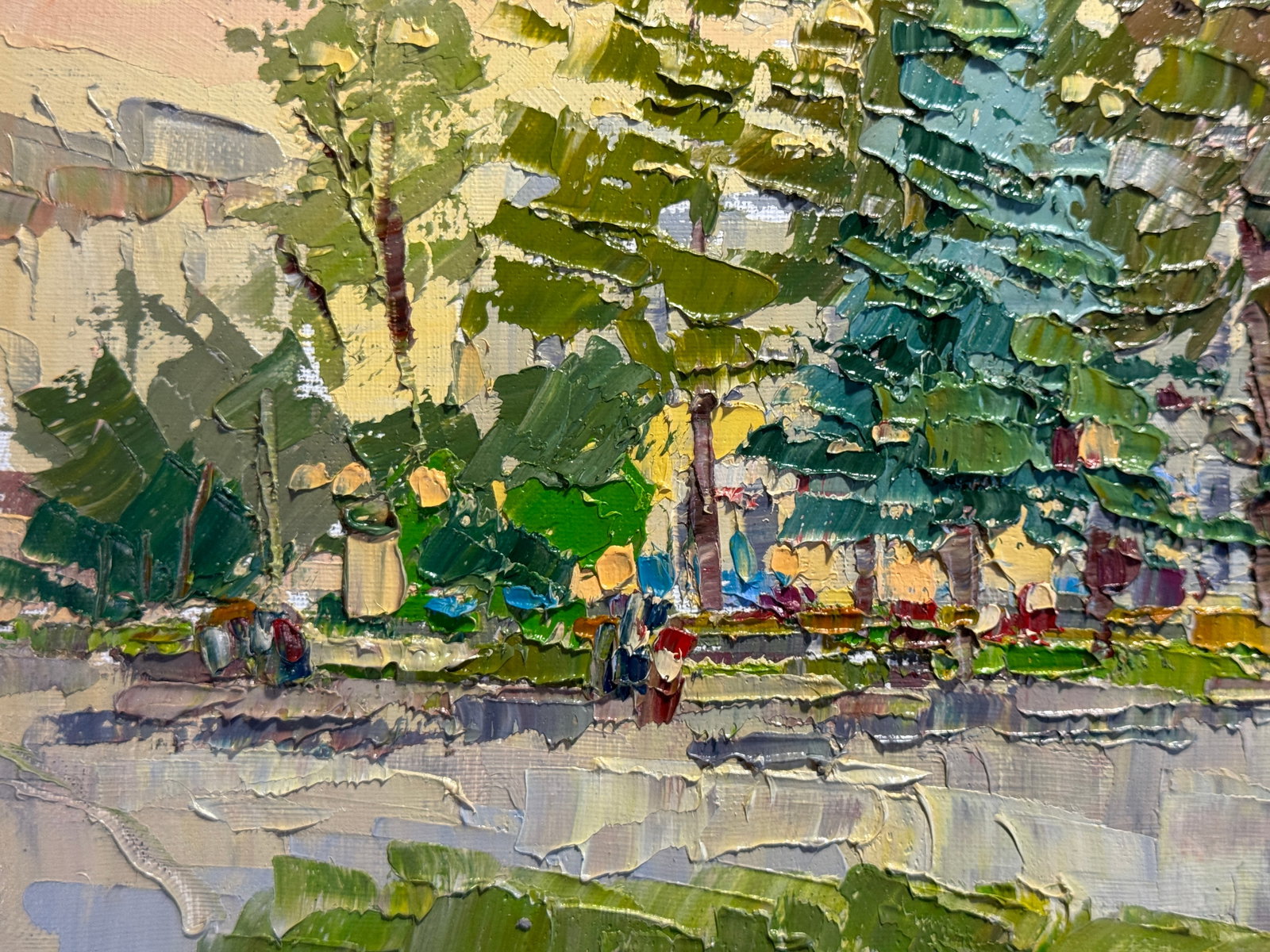 Oil painting with frame Lutsk city K. Leonid - 6