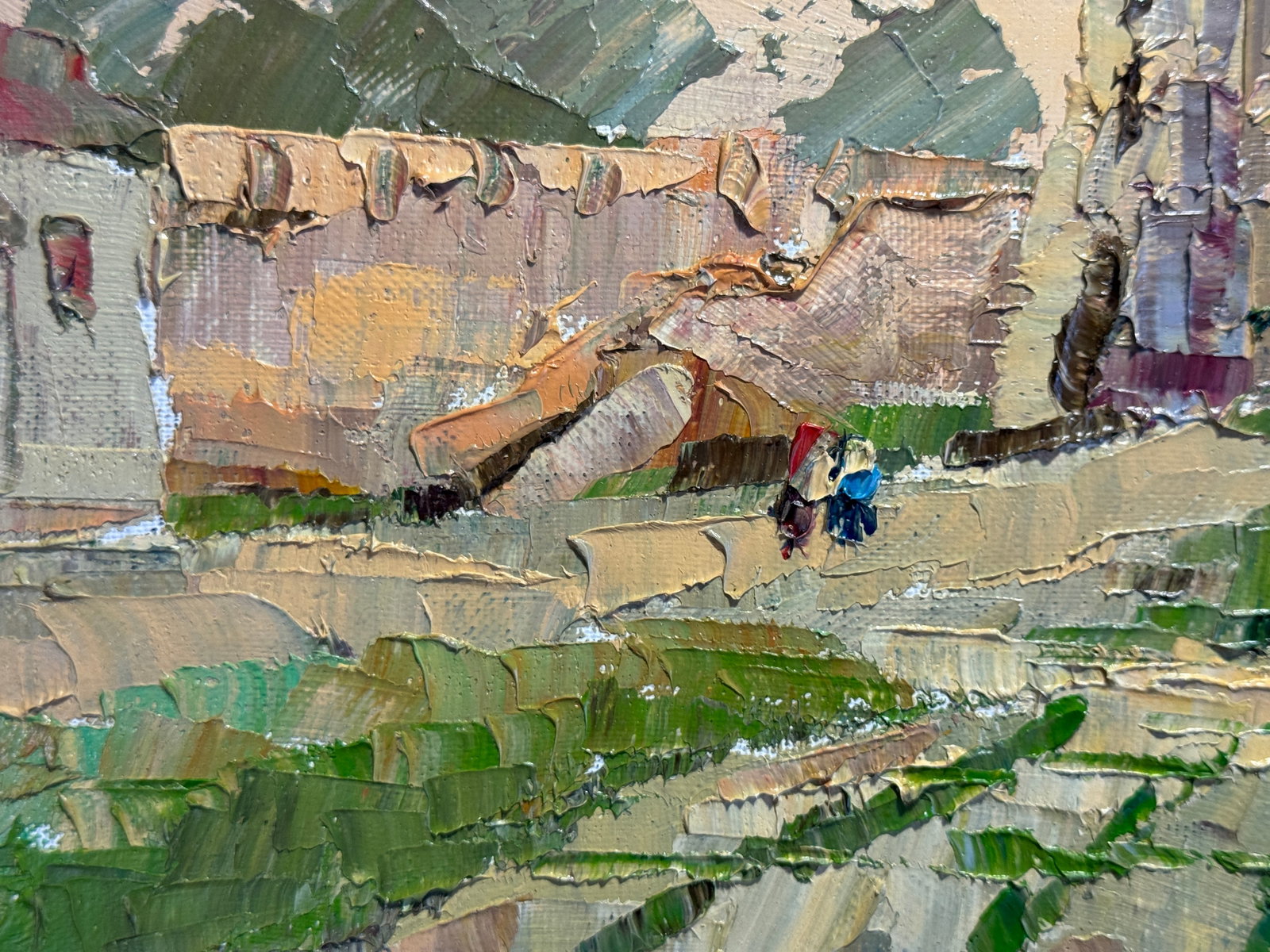 Oil painting with frame Lutsk Lubart's castle K. Leonid - 5
