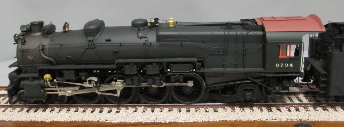 Fine Art Models 1:32 (gauge 1) BRASS Pennsylvania M1a 4-8-2 Steam Loco & Tender,c10 in c10 box, - 3