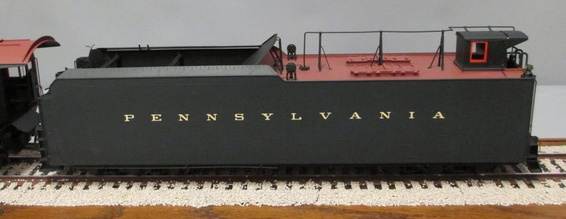 Fine Art Models 1:32 (gauge 1) BRASS Pennsylvania M1a 4-8-2 Steam Loco & Tender,c10 in c10 box, - 4