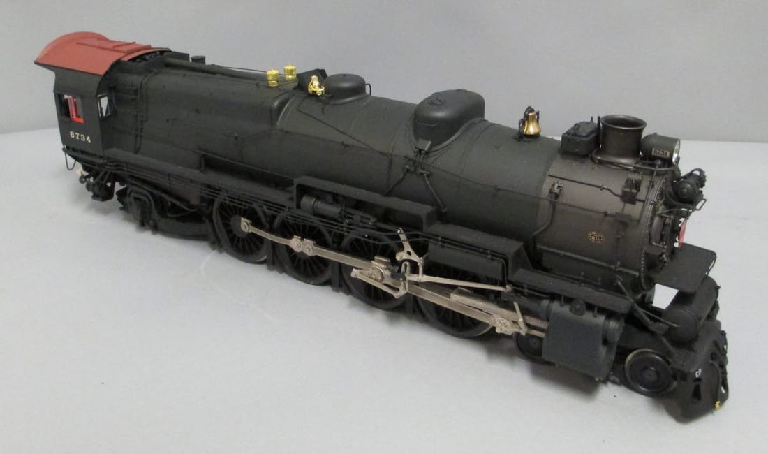 Fine Art Models 1:32 (gauge 1) BRASS Pennsylvania M1a 4-8-2 Steam Loco & Tender,c10 in c10 box, - 5