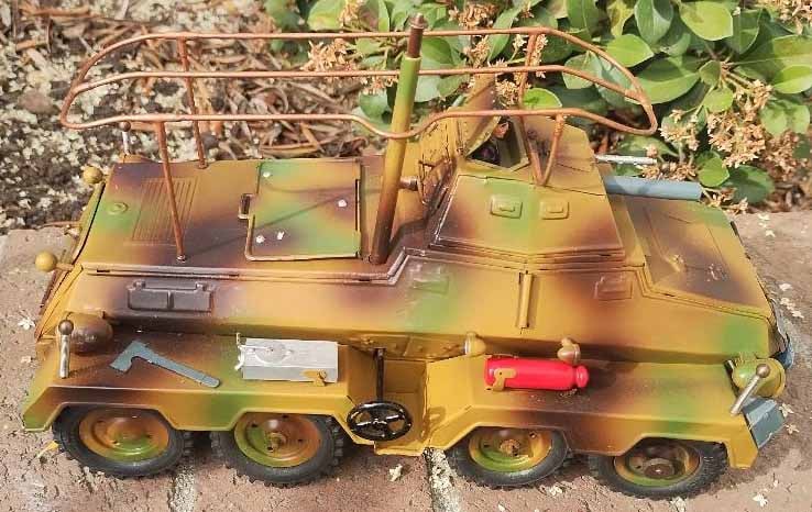 Hausser (Germany) communication truck. This is the "Holly Grail" of Hausser military toys, c10 - 3