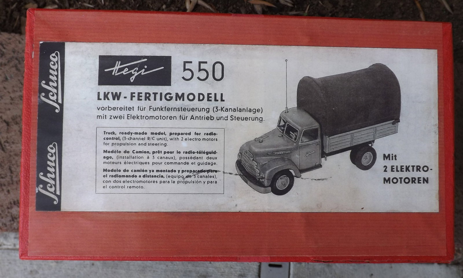 Schuco "Hegi" 550 (Germany) .This is the rarest in the Schuco truck series, only 250 made, out of - 6