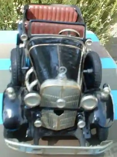 Hitler Mercedes by Tippco (Made in Germany 1936), windup, c10,. - 2