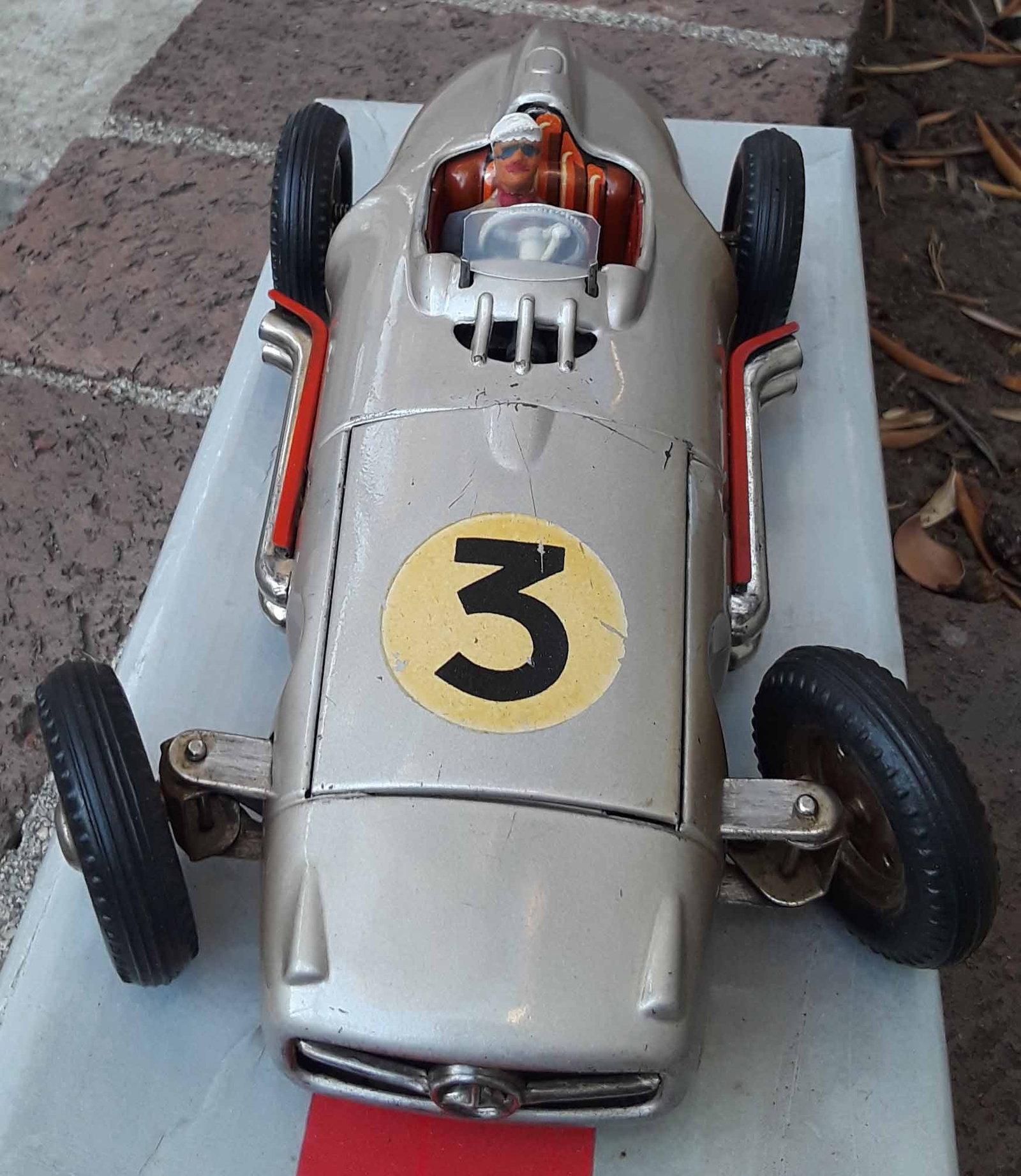 JNF Mercedes 194 racer "Solo" (made in Germany), c8.5, multiple programmable patterns, rack and - 2