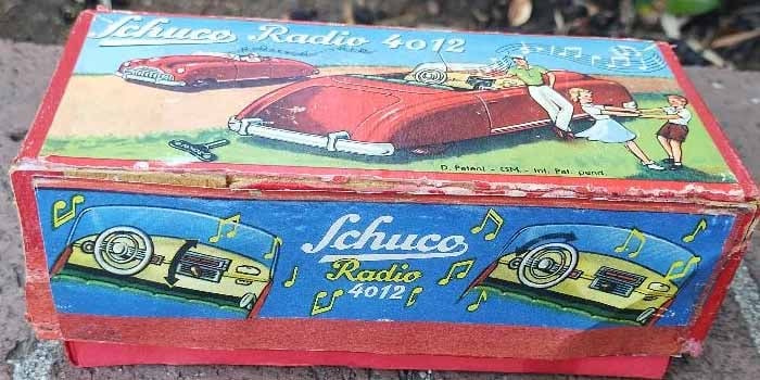 Schuco Radio 4012 (made in US Zone Germany,) box, c7 . - 3