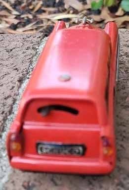 Schuco Varianto 3049 limo (Made in US Zone Germany), c9, the rare variation with hood emblem. - 4