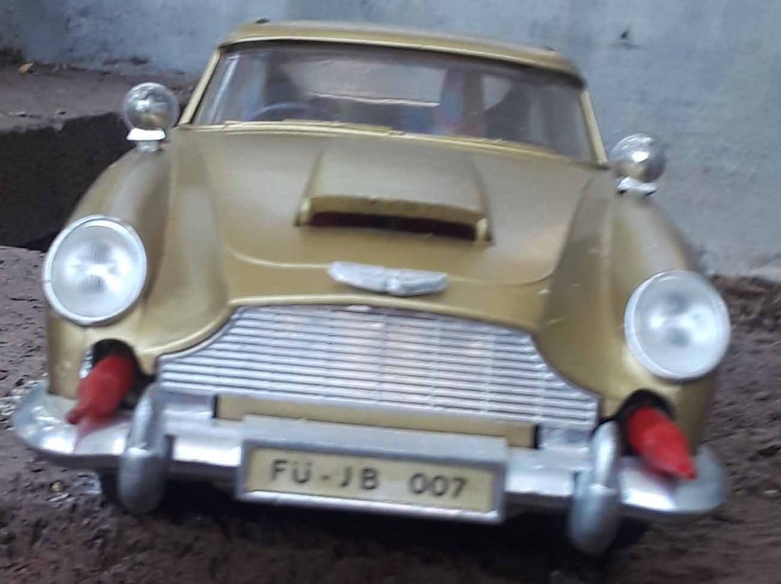 Gama 4900, "FU-JB 007" (Made in Western Germany) James Bond Aston Martin, the much rarer German - 2