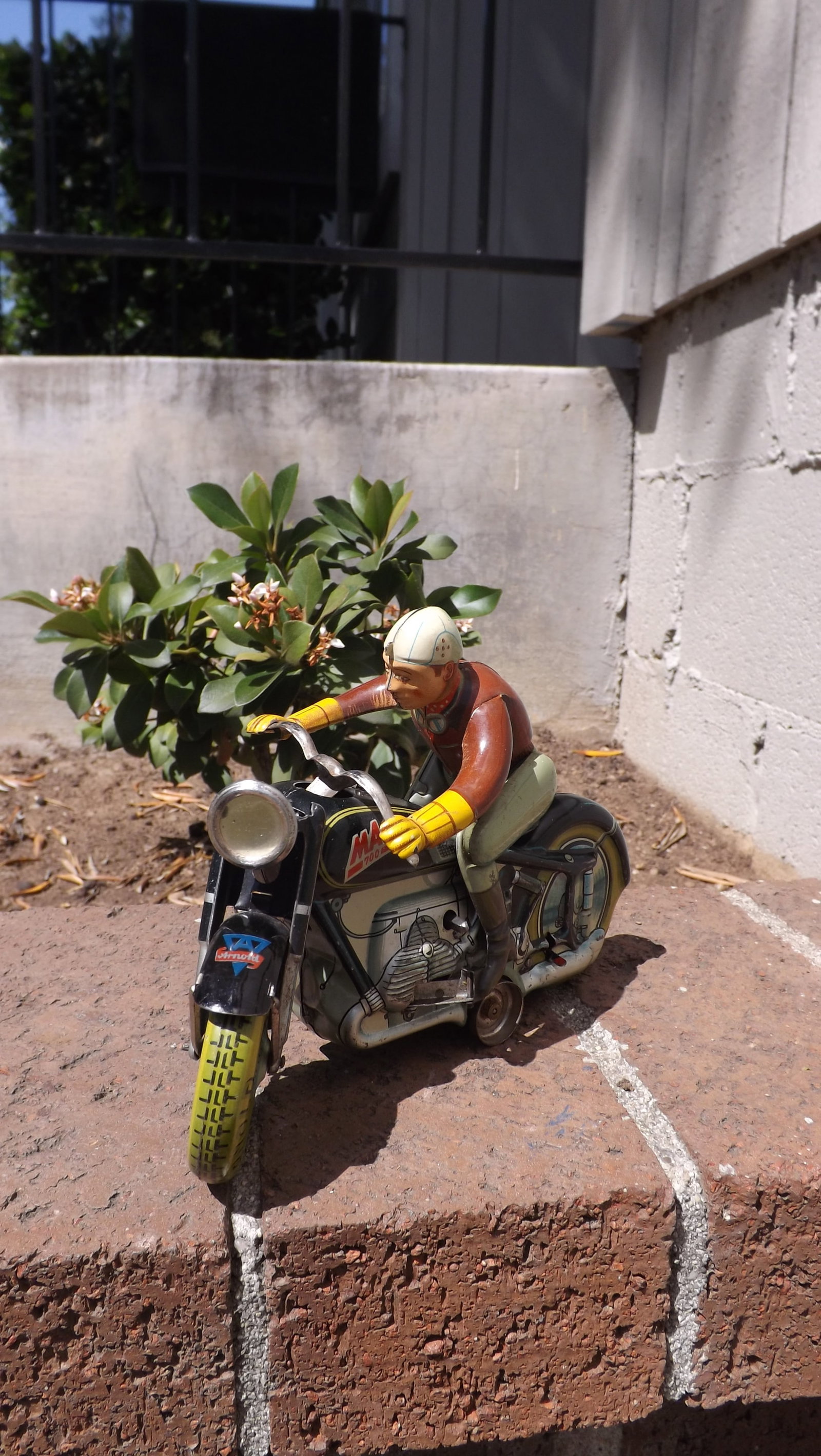 Arnold Mac 700 (US Zone Germany) motorcycle,multiple programs, the rider idles the motorcycle , - 2