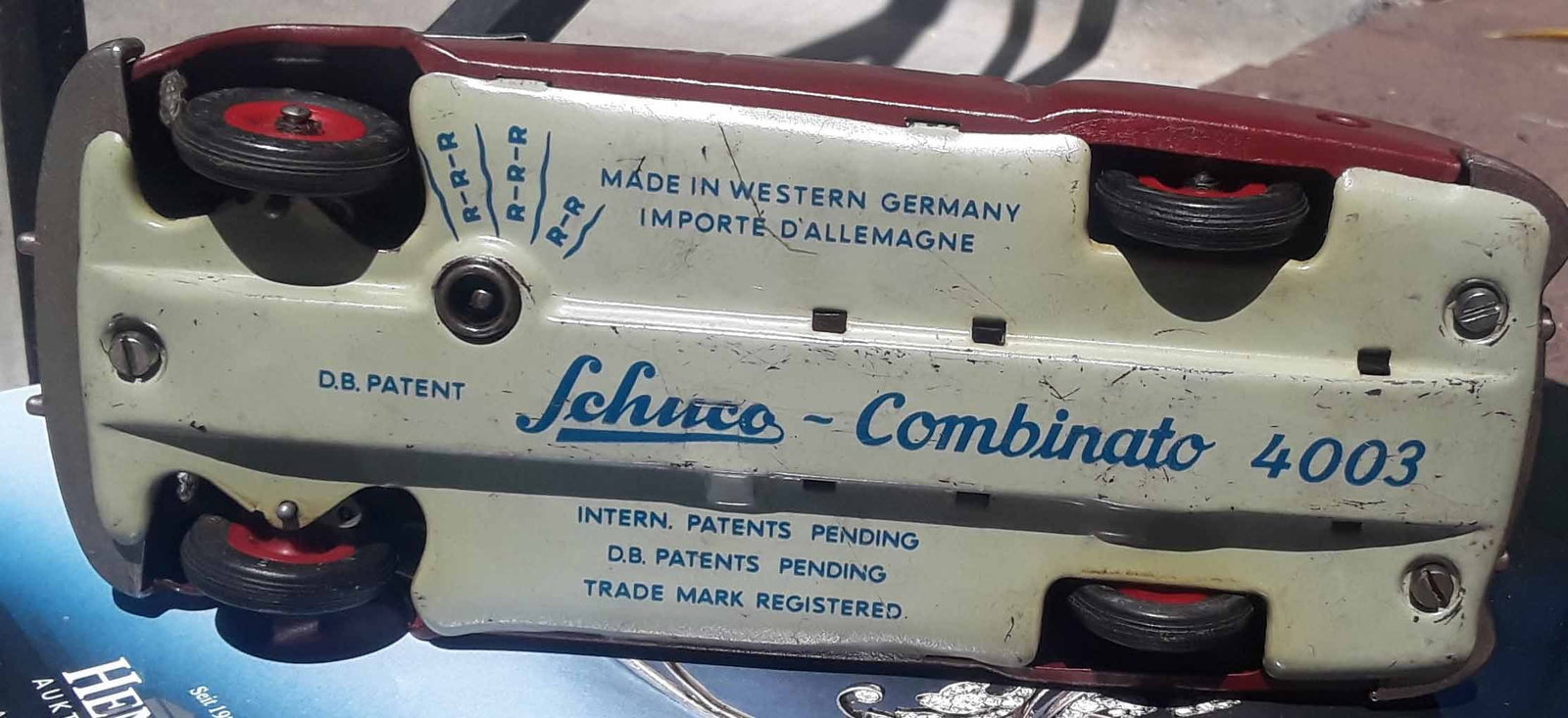Schuco Combinato ,separate windups for propulsion and horn, working tachometer coupled with - 5