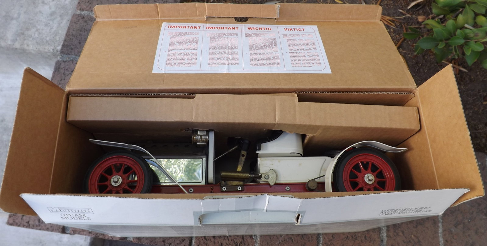 Mamod SA1 roadster , live steam, complete, c9. - 2