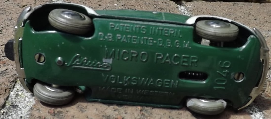 Volkswagen Police Schuco Micro-Racer 1046 (made in Western Germany) c8. - 5