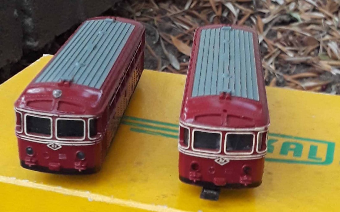Rokal railbus train (Made in Germany),train is c10, box is c8. - 5