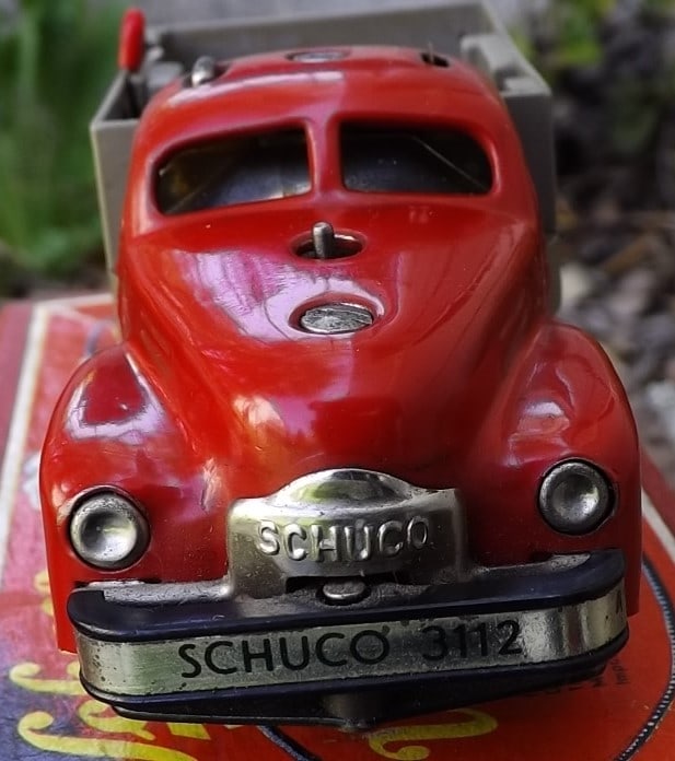 Schuco Varianto 3112 electric truck (Made in US Zone Germany), c10 in c10 original box, never played - 3