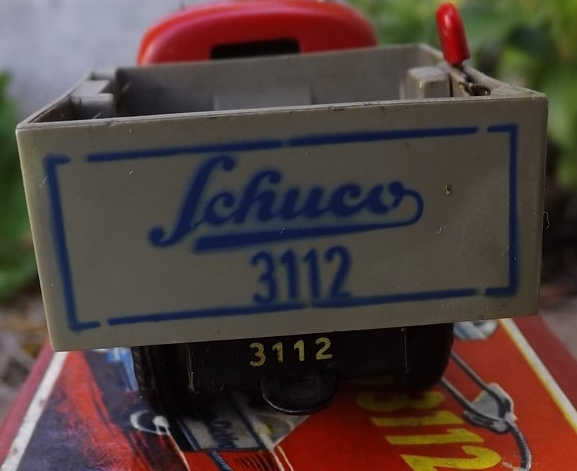 Schuco Varianto 3112 electric truck (Made in US Zone Germany), c10 in c10 original box, never played - 5