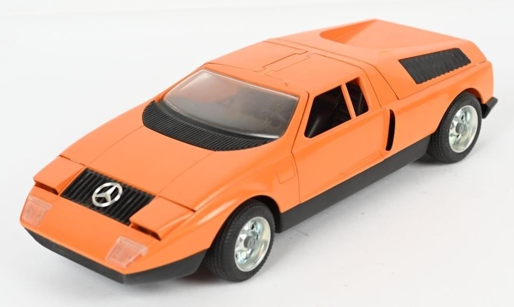 Schuco Mercedes C111, Made in Germany 1970's ,battery operated with working headlights that flip,c10 - 3
