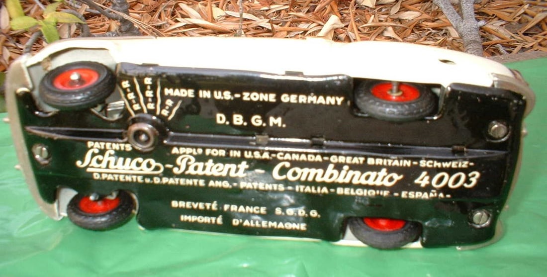 Schuco Combinato , separate windups for propulsion and horn, working tachometer coupled with - 5