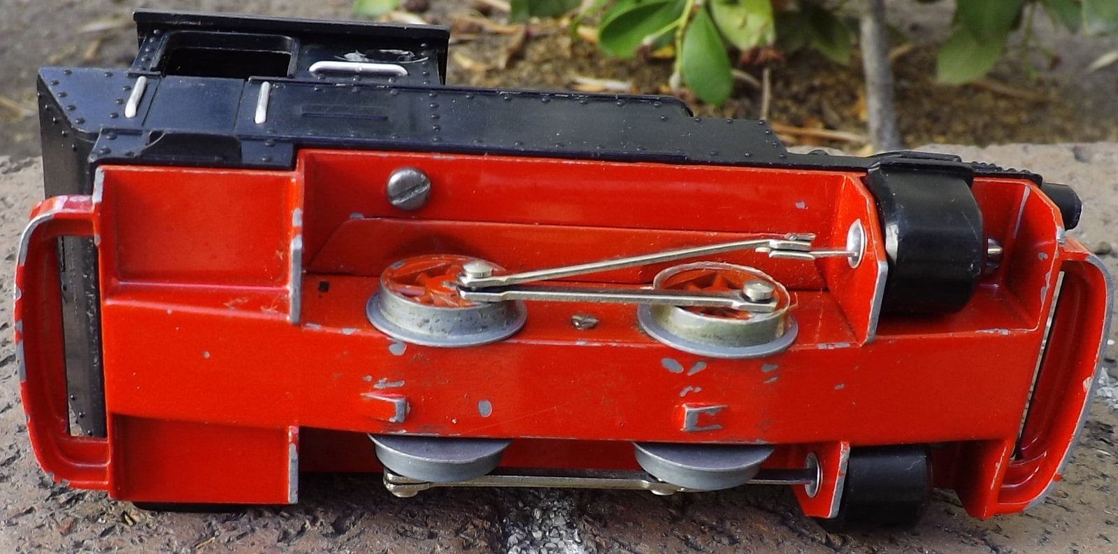 Biller Bahn locomotive ,Oe scale (O scale on HO rails) , the rarer BO version, Made in Germany, - 4