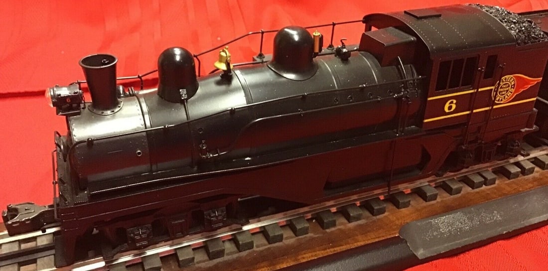 Right of Way #093-300 Western Maryland Shay #6 (the largest ever built), O gauge, c10, made by Ajin - 3