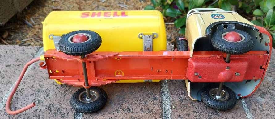 Arnold "SHELL" gas tanker prototype truck, (Made in Germany), never put in production, one of a kind - 5
