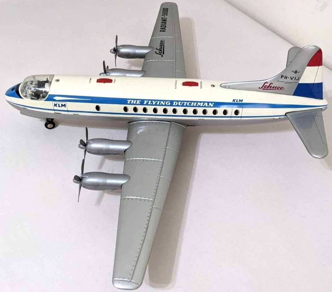 Schuco Radiant 5600 KLM , the very much sought after Vickers Viscount plane type, with complex - 3