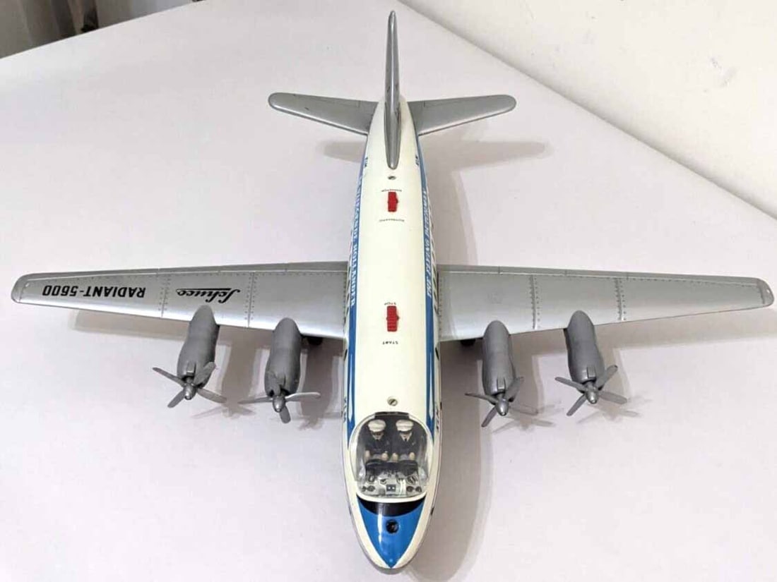 Schuco Radiant 5600 KLM , the very much sought after Vickers Viscount plane type, with complex - 4