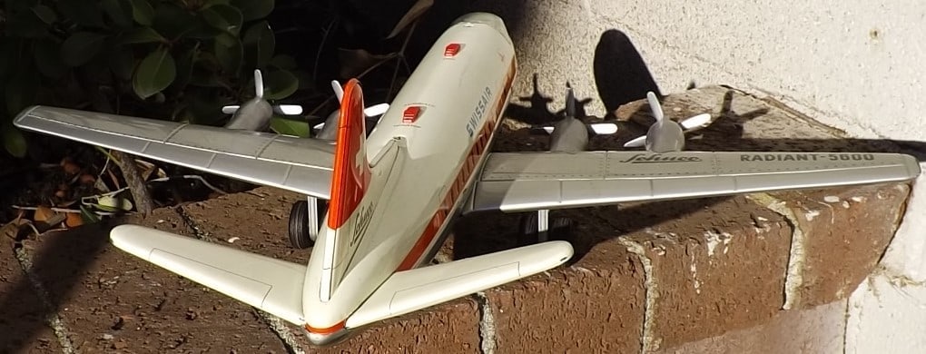 Schuco Radiant 5600 SwissAir , the very much sought after Vickers Viscount plane type, with complex - 4