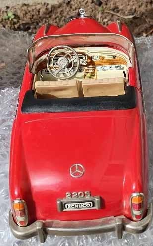 Schuco Control Car 5308, B/O , the rarer version with operating headlights, boxed, with all the - 3