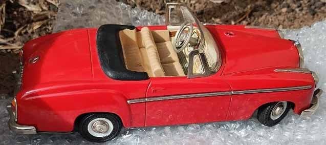 Schuco Control Car 5308, B/O , the rarer version with operating headlights, boxed, with all the - 4