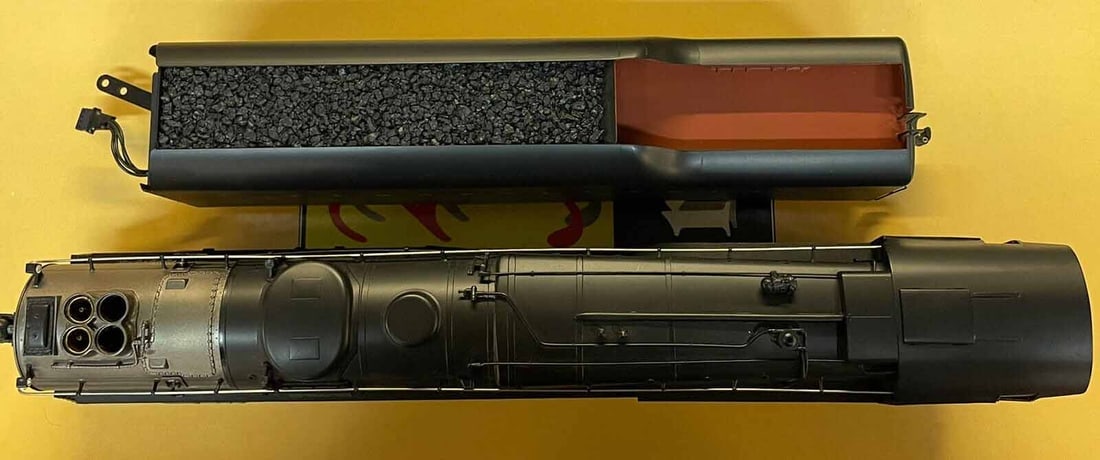 Third Rail brass PRR S-2 locomotive, O-gauge, c10. - 5