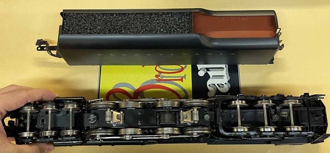 Third Rail brass PRR S-2 locomotive, O-gauge, c10. - 6