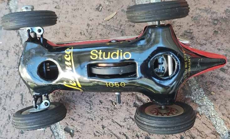 Schuco Sudio 1050 Mercedes Grand Prix racer 1936 , Made in Western Germany, c10. - 4