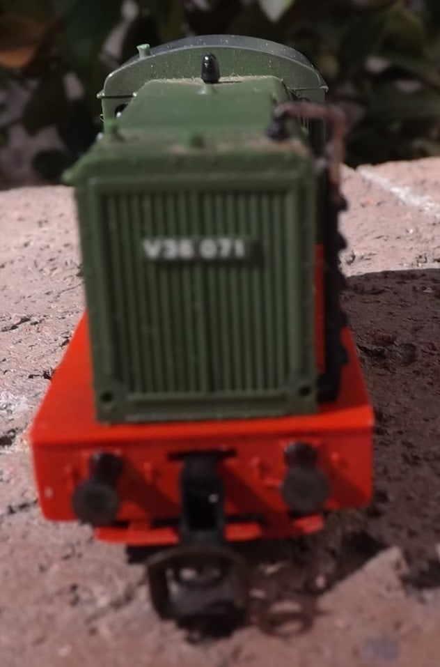 Made in Germany "Zeuke" diesel locomotive, TT scale , c10. - 2