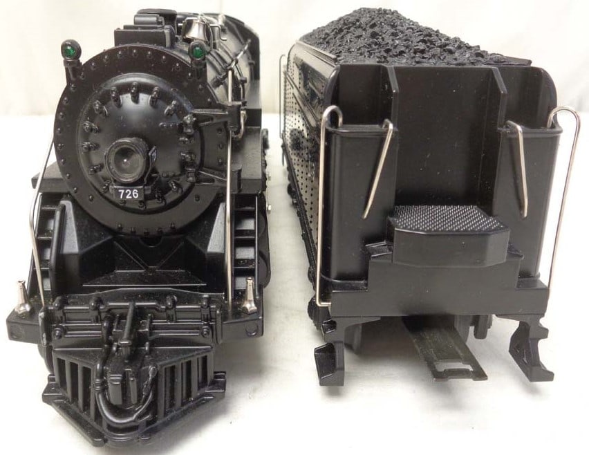Williams O scale 2-8-4 Berkshire #726, with Seuthe smoke unit in original box, c10,. - 5